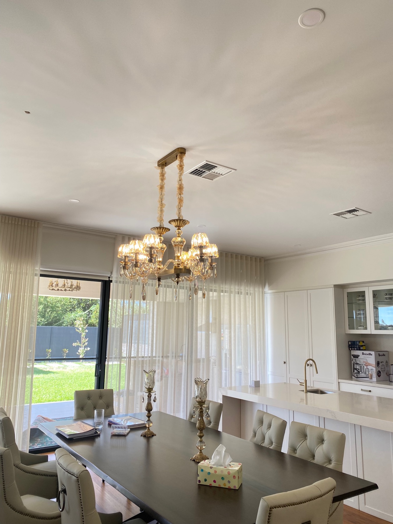 A completed residential dining space in Adelaide